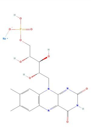 Riboflavin 5 Phosphate Sodium Structure